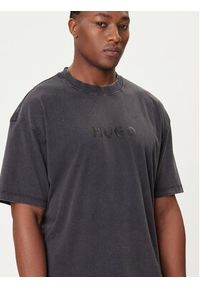 Hugo - HUGO T-Shirt Nebute 50542638 Czarny Loose Fit. Kolor: czarny. Materiał: bawełna #3
