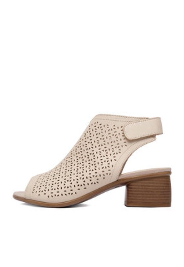 Remonte Sandały CEO-R8777-60 Beżowy. Kolor: beżowy. Materiał: skóra