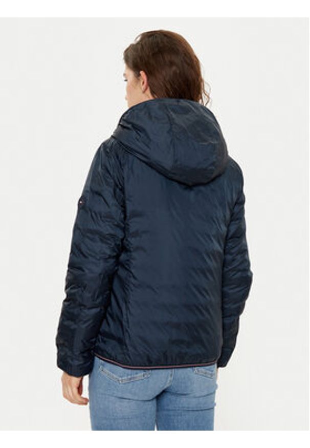 TOMMY HILFIGER - Tommy Hilfiger Kurtka przejściowa WW0WW45317 Błękitny Regular Fit. Kolor: niebieski. Materiał: syntetyk