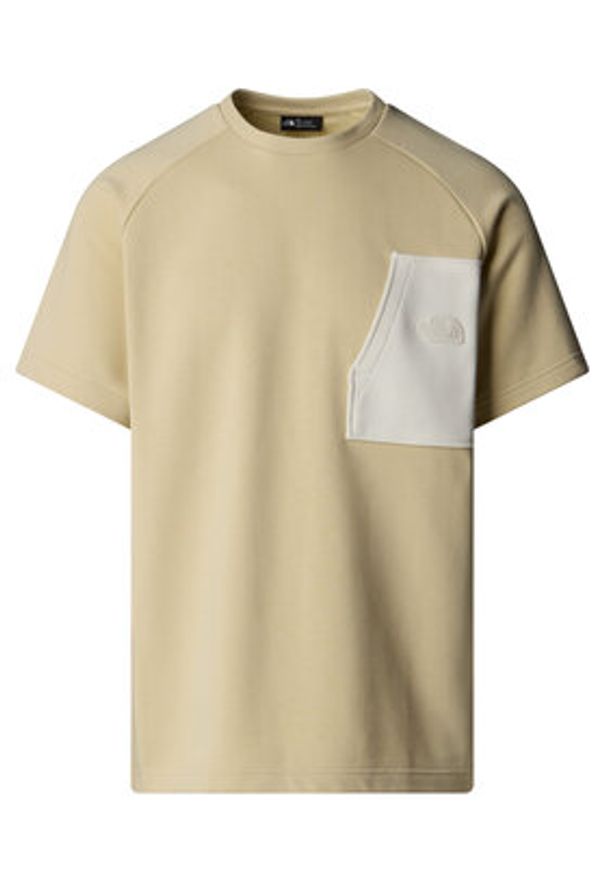 The North Face T-Shirt Terry NF0A8C28 Beżowy Relaxed Fit. Kolor: beżowy. Materiał: bawełna