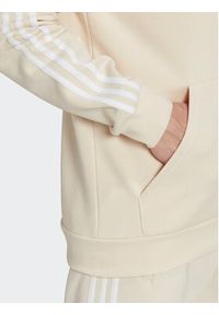 Adidas - adidas Bluza adicolor Classics 3-Stripes Hoodie IB1416 Beżowy Regular Fit. Kolor: beżowy. Materiał: bawełna #5