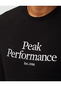 Peak Performance - Bluza PEAK PERFORMANCE ORIGINAL CREW. Materiał: poliester, bawełna, dresówka. Długość rękawa: raglanowy rękaw. Wzór: napisy, haft. Styl: sportowy
