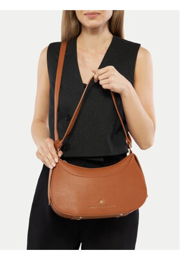 Beverly Hills Polo Club Torebka BHPC-C-008-07 Brązowy. Kolor: brązowy