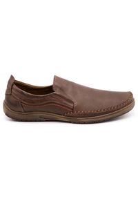 Mario Pala Półbuty Męskie Mokasyny 531 Brązowe. Okazja: na co dzień. Kolor: brązowy. Materiał: materiał. Styl: casual #5