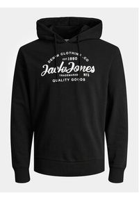 Jack & Jones - Jack&Jones Bluza Forest 12249237 Czarny Standard Fit. Kolor: czarny. Materiał: syntetyk, bawełna #4