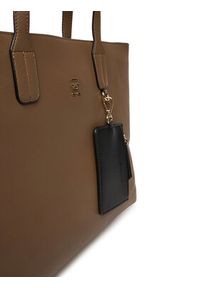 TOMMY HILFIGER - Tommy Hilfiger Torebka Th Icon Satchel AW0AW18122 Brązowy. Kolor: brązowy. Materiał: skórzane #3