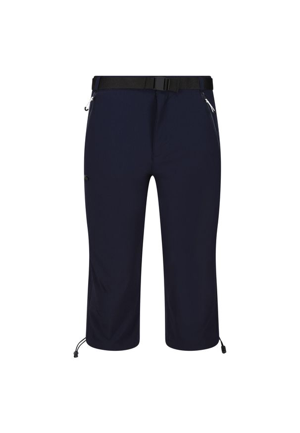 Regatta - Męskie Spodenki Xert Stretch III Stretch Active Capri Shorts. Kolor: niebieski