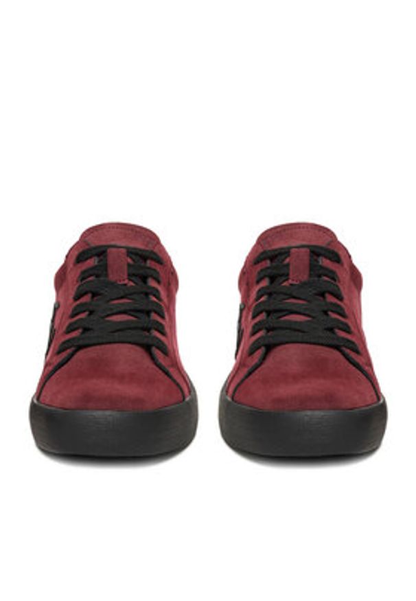 Eva Minge Sneakersy EO-ELLA-WSDR13670-1 Bordowy. Kolor: czerwony. Materiał: materiał, syntetyk