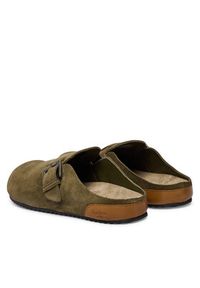 Pepe Jeans Klapki Corby Clog M PMS90123 Khaki. Kolor: brązowy. Materiał: zamsz, skóra #5