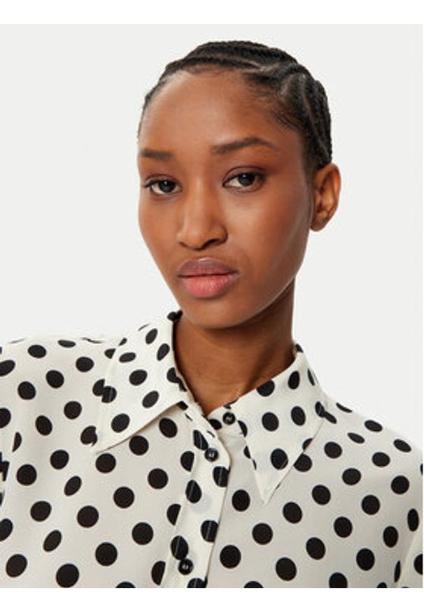 Marella Koszula Conio 2513111061 Biały Regular Fit. Kolor: biały. Materiał: jedwab