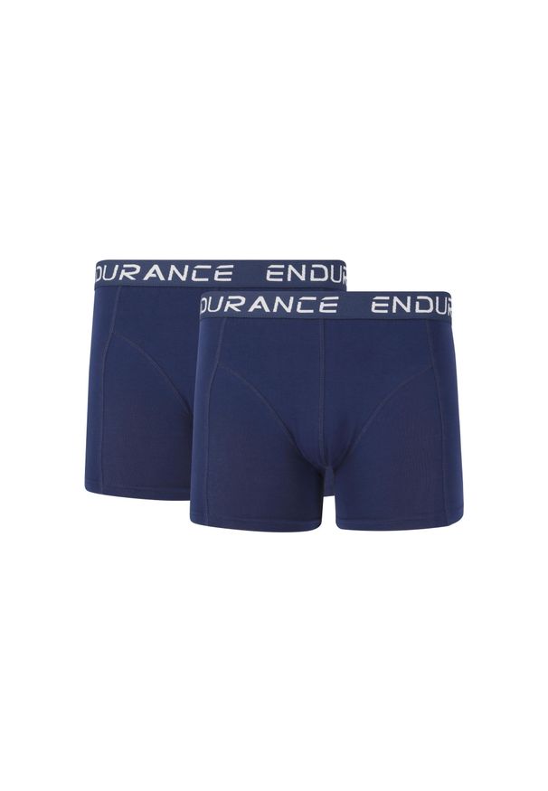 ENDURANCE - Bokserki bambusowe męskie Endurance Brighton 2-pack. Kolor: niebieski. Sport: fitness