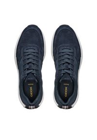 Geox Sneakersy U45GCA 02211 C4064 Granatowy. Kolor: niebieski. Materiał: materiał