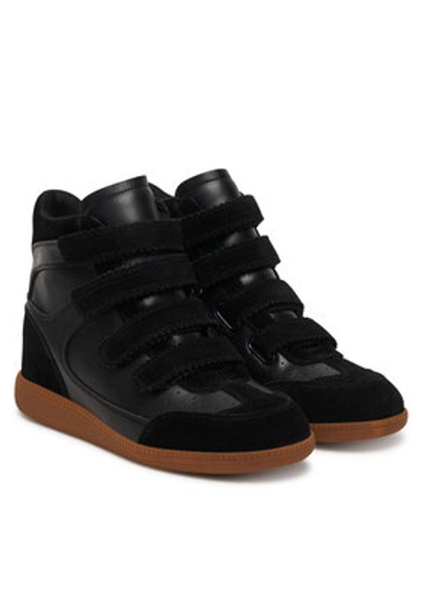 Steve Madden Sneakersy Mustang 11004987 Czarny. Kolor: czarny. Materiał: zamsz, skóra