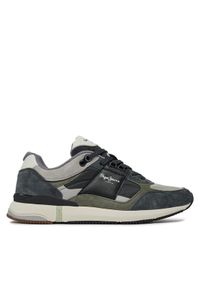 Pepe Jeans Sneakersy London Pro Mesh PMS60014 Czarny. Kolor: czarny. Materiał: skóra #1