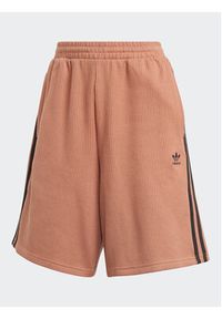 Adidas - adidas Szorty sportowe Bermuda Shorts IC5451 Brązowy. Kolor: brązowy. Materiał: bawełna #4