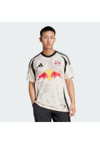 Adidas - Koszulka New York Red Bulls 25/26 Away. Kolor: biały. Materiał: materiał #1