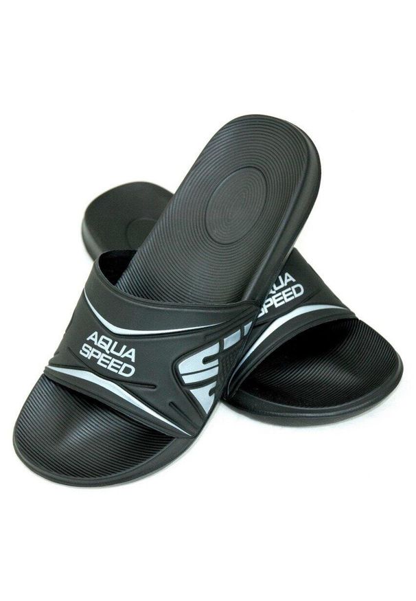 Klapki basenowe męskie Aqua Speed Dakota. Kolor: czarny. Sport: pływanie