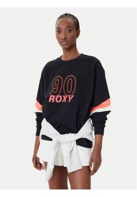 Roxy Bluza Essential Energy ERJFT04994 Czarny Regular Fit. Kolor: czarny. Materiał: bawełna #1