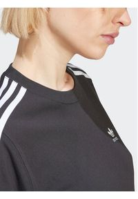 Adidas - adidas T-Shirt 3-Stripes IU2420 Czarny Regular Fit. Kolor: czarny. Materiał: bawełna #6