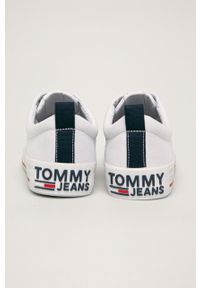 Tommy Jeans - Tenisówki. Nosek buta: okrągły. Kolor: biały. Materiał: guma #5