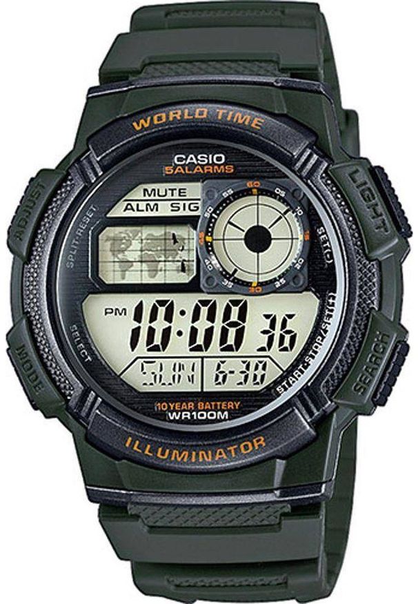 Zegarek Casio Zegarek Męski CASIO AE-1000W-3AVDF