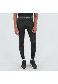 ELPLAYER - Techniczne legginsy treningowe NAMER. Kolor: szary, wielokolorowy, czarny. Materiał: poliester. Sport: fitness #1