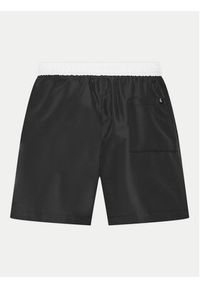 Calvin Klein Swimwear Szorty kąpielowe KM0KM01051 Czarny Regular Fit. Kolor: czarny. Materiał: syntetyk #3