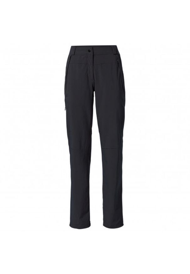 Spodnie turystyczne damskie Vaude Farley Stretch Pants III. Kolor: czarny. Sezon: lato. Sport: turystyka piesza