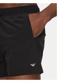 Emporio Armani Underwear Szorty kąpielowe EM000583 AF12331 UC001 Czarny Regular Fit. Kolor: czarny. Materiał: syntetyk #4