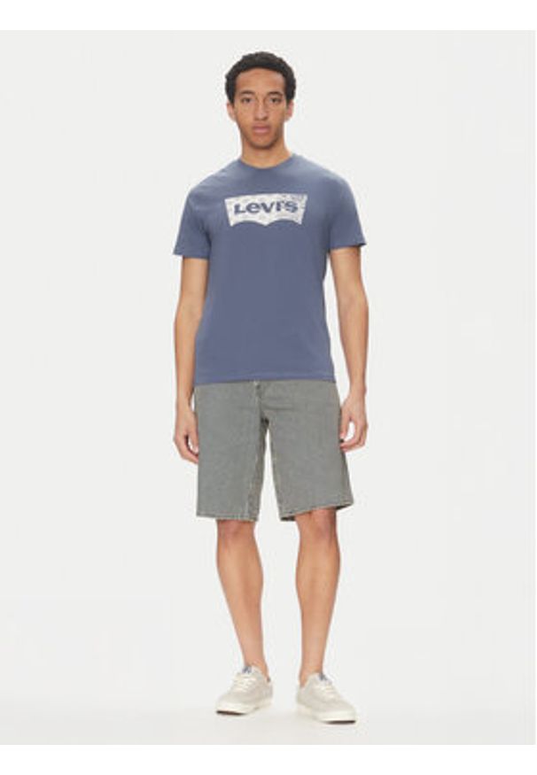 Levi's® T-Shirt Classic 22491-1812 Niebieski Standard Fit. Kolor: niebieski. Materiał: bawełna