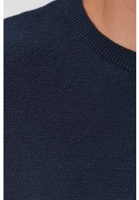 Selected - Sweter. Okazja: na co dzień. Kolor: niebieski. Materiał: bawełna, materiał. Styl: casual #4
