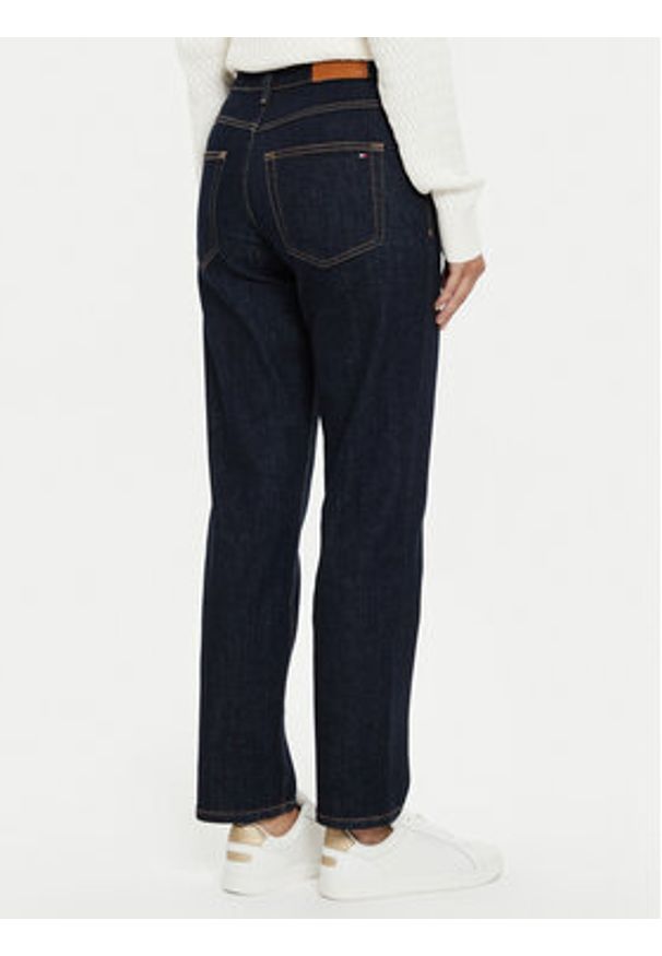 TOMMY HILFIGER - Tommy Hilfiger Jeansy Classic WW0WW42486 Granatowy Straight Fit. Kolor: niebieski