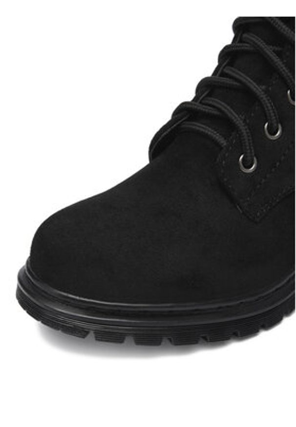 DeeZee Trzewiki 1898 Czarny. Kolor: czarny. Materiał: materiał