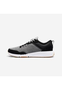 Decathlon - Buty do chodzenia męskie Newfeel Walk Active. Kolor: wielokolorowy, czarny, brązowy. Materiał: guma. Sport: turystyka piesza