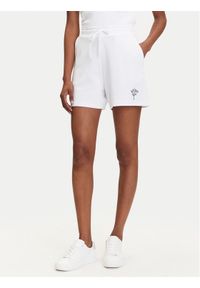 JOOP! Szorty sportowe 10224410 Biały Regular Fit. Kolor: biały. Materiał: bawełna