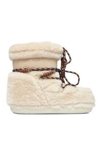 Roxy Śniegowce CEO-JY02985G-1 Écru. Kolor: kremowy. Materiał: materiał #9