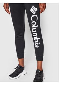 columbia - Columbia Spodnie dresowe Logo Fleece Czarny Regular Fit. Kolor: czarny. Materiał: bawełna, dresówka #3