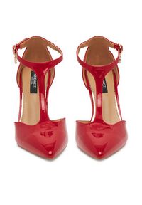 Nine West Szpilki WS21582-01 Czerwony. Kolor: czerwony. Materiał: materiał. Obcas: na szpilce #2