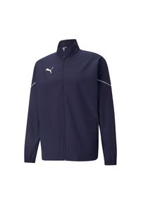 Puma - Męska Kurtka Boczna TeamRISE. Kolor: niebieski