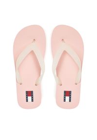 Tommy Jeans Japonki Tjw Logo Flip Flop EN0EN02447 Różowy. Kolor: różowy