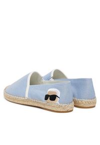 Karl Lagerfeld - KARL LAGERFELD Espadryle Kamini KL80111G Błękitny. Kolor: niebieski. Materiał: materiał #2