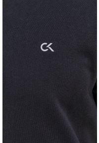 Calvin Klein Performance Bluza męska kolor czarny z kapturem z nadrukiem. Okazja: na co dzień. Typ kołnierza: kaptur. Kolor: czarny. Materiał: dzianina. Wzór: nadruk. Styl: casual #5
