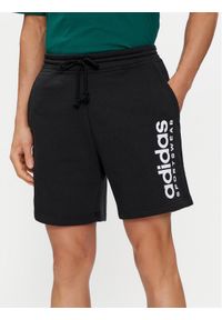 Adidas - adidas Szorty sportowe All SZN Fleece Graphic Shorts IC9792 Czarny Regular Fit. Kolor: czarny. Materiał: bawełna. Styl: sportowy #1