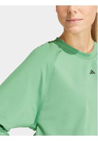 Adidas - adidas Bluza techniczna Power IT9198 Zielony Loose Fit. Kolor: zielony. Materiał: syntetyk