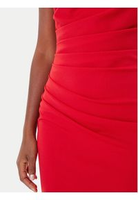 Rinascimento Sukienka koktajlowa CFC0125332003 Czerwony Slim Fit. Kolor: czerwony. Materiał: syntetyk. Styl: wizytowy #5