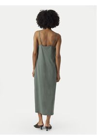 Vero Moda Sukienka letnia Luna 10286077 Zielony Regular Fit. Kolor: zielony. Materiał: bawełna. Sezon: lato #3