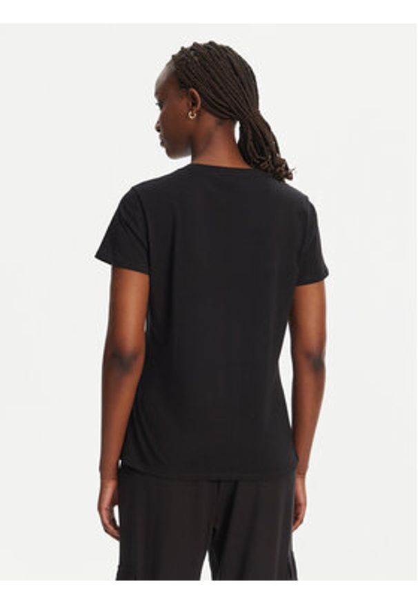Liu Jo Sport T-Shirt TA5179 J6040 Czarny Regular Fit. Kolor: czarny. Materiał: bawełna. Styl: sportowy
