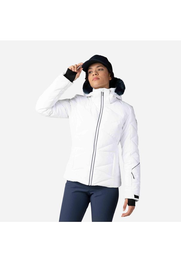 Kurtka narciarska Rossignol W Staci biała. Kolor: biały. Sezon: zima. Sport: narciarstwo