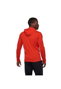 Bluza trekkingowa z kapturem męska Black Diamond Coefficient Hoody. Typ kołnierza: kaptur. Kolor: czerwony, pomarańczowy
