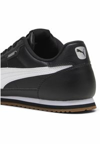 Puma - Sneakersy unisex PUMA Turino II PUMA Black White Silver Metallic. Kolor: biały, wielokolorowy, czarny, szary